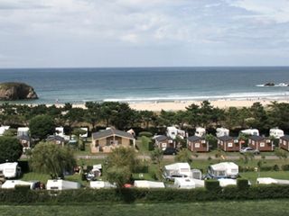 Camping Playa de Pennaronda barres castropol Occidente de Asturias Bild 1